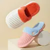 Chinelos de Algodão Impermeáveis Removíveis para Mulheres no Inverno Quentes para Interior Outono e Inverno Domésticos Peludos Casal Casa Antiderrapantes Chinelos de Algodão para Homens