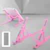 Suporte Dobrável e Ajustável em Altura para Laptop, Suporte de Resfriamento para Desktop para Notebook e Monitor