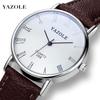 YAZOLE268 Reloj de Moda para Hombre de Negocios Impermeable Casual Reloj para Hombre Reloj de Pareja para Hombre y Mujer Reloj de Pulsera con Correa