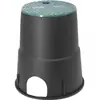 Toma de agua para jardinería de 12 pulgadas espacio verde riego mecánico plástico material nuevo 10 pulgadas protección válvula de agua caja de válvula solenoide de pozo