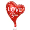 Balão de filme de alumínio em formato de coração 18 polegadas I LOVE YOU transfronteiriço Dia dos Namorados casamento confissão balão decorativo atacado