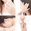 Al por mayor pequeñas pegatinas de tatuaje frescas Corea del Sur tatuaje flores ceja mariposa inglés dibujos animados cara pegatinas de tatuaje 60