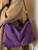 Bolso Cruzado de Cuadros de Gran Capacidad Estilo Deportivo Casual Bolso de Hombro Ligero Simple para Viajes 2025 Nuevo