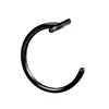 Moda de personalidad europea y americana nuevo clip para labio sin perforación, clavo de labio, anillo de labio, acero inoxidable chapado, anillo de nariz tipo C, clavo de nariz en stock