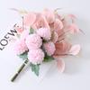 Flores Artificiales de Alta Gama Transfronterizas, Flores Falsas, Flores de Seda, Decoraciones para Sala de Estar, Flores de Mesa, Jarrones Decorativos, Ramos, Decoraciones Florales de Lujo Accesible