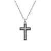 Collar Cruzado Transfronterizo Estilo Europeo y Americano con Colgante de Diamante, Cadena Clásica de Cruz para Clavícula, Cadena de Cuello Exquisita de Lujo Ligero de Nicho