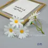 Cadena de Flores Cosmos Flor de Cosmos Simulada Disco para el Cabello Tocado para la Cabeza Bonsái de Flores Obra de Arte Floral Hecho a Mano DIY Tela de Seda Margarita