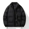 Chaqueta de Algodón con Cuello Alto para Otoño/Invierno Transfronteriza 2026, Abrigo Deportivo Casual para Pareja, Chaqueta de Algodón de Color Sólido