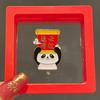 Panda de dibujos animados para ser no. 1 debe aprobar el broche cada examen examen de admisión a la universidad inspirador pequeño regalo pin insignia de estudiante hombres y mujeres