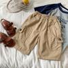 8306 Pantalones Cortos para Niños 2026 Verano Nuevo Estilo Ropa de Trabajo para Exteriores Ropa de Verano Delgada para Niños Pantalones Casuales de Cinco Puntos para Bebé