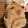2024 Explosões Capibala Brinquedo de Pelúcia Mochila Capivara Grande Capacidade Bolsa Fofa Pequena de Estudante Atacado Comércio Exterior
