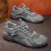 Nuevos Zapatos de Hombre de Otoño Malla Transpirable Suela Suave Ligera Zapatos de Senderismo Versátiles Zapatos Deportivos para Exteriores Zapatos Casuales de Papá de Moda