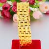 Corrente de Relógio Masculino Joia Corrente Fivela S Pixiu Pulseira Larga Moda Vietnamita Ouro de Areia Banhado a Ouro 24K Espessa