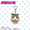 Lindo Llavero de Esquina Crujiente, Adorable Gato Abstracto de Acrílico Decoración para Mochila de Estudiante, Regalo de Cumpleaños Perfecto para Amigos