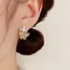 Oferta Especial Design Único de Nicho Brincos de Borboleta com Zircônia para Mulheres Nova Moda de Luxo Leve Exquisitos Brincos de Alto Padrão com Temperamento