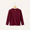 Fábrica de Origem Coleção Outono 2026 Camiseta Básica Térmica Grossa de Manga Longa para Mulheres Plus Size, Serviço de Logotipo Personalizado Disponível
