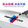 Adesivos Refletivos de Carro Três Cores, Adesivos Personalizados para Cobrir Arranhões na Carroceria do Carro, Adesivos Decorativos para Janela Lateral do Carro, Placas de Aviso Mantenha Distância