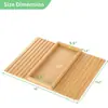 En stock Caja de almacenamiento para reposabrazos de sofá de madera para el hogar Bandeja para colocar vasos de agua para bebidas en el sofá Caja de almacenamiento para control remoto