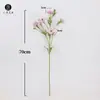 Ventas Directas de Fábrica Rocío Hidratante Flor de Loto Peonía Tacto de Mano Flor Artificial Flor de Simulación Arreglo Floral Decoración de Arte Floral para el Hogar Flores para Bodas