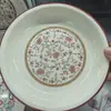 Plato Redondo Profundo Espesado de Esmalte, Plato Profundo para Arroz, Plato para Frutas, Plato de Sopa Antiguo, Plato para Platos para Uso en Casa, Nostálgico, Adecuado para Llama Abierta
