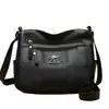 Nova Bolsa Feminina Retrô, Multicamadas, Bolsa de Luxo para Mulheres de Meia-Idade, Bolsa de Mamãe da Moda, Bolsa de Ombro em PU, Grande Capacidade