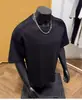 Camiseta de Manga Corta de Marca de Moda Estilo Americano con Estampado de Letras para Hombre 2026, Top Casual Holgado de Marca de Moda de Verano