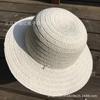 Crianças do jardim de infância pintando chapéu de palha DIY decoração de parede 28cm grafite em branco chapéu de palha material fabricantes