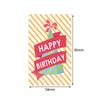 Paquete de 50 hojas de tarjetas de cumpleaños pequeñas y creativas, tarjetas de decoración para fiestas de cumpleaños y regalos.