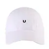 Boné de Baseball com Bordado 3D da Letra U, Estilo Ins, Circunferência da Cabeça Grande, Faz o Rosto Parecer Menor, Proteção Solar, Boné Casual Tendência com Aba Curta