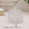 Maçã Verde TG1032-4 Pote de Vidro para Doces Pote de Armazenamento Pote para Velas Artesanato Pote de Açúcar Caixa de Joias Enfeites para Casa