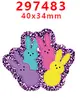 Accesorios Acrílicos de Dibujos Animados con Purpurina Transfronterizos Accesorios para Joyería DIY de Resina Parche Pasador Pasador Gt-Z-296851