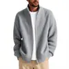 Malharia masculina outono e inverno nova da Amazon, suéter de corte solto, estilo casual, peça externa e camada base