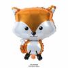 Venta caliente transfronteriza serie de animales de dibujos animados globo de película de aluminio mapache zorro ardilla erizo globo para fiesta en la jungla