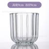 Venta al por mayor Moda Vaso de Vidrio Transparente para Velas Aromaterapia Portavelas de Vidrio Nuevo Creativo Sala de Estar Adornos Vaso para Velas