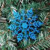 Decoraciones Navideñas Acrílico 10cm Copos de Nieve Suministros Navideños Decoración Colgantes para Árbol de Navidad Polvo Suelto Venta al por Mayor
