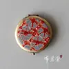 Tela Mingtang Tie-Dye Paño Espejo Pequeño Espejo de Maquillaje