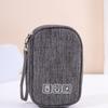 2024 nova bolsa de armazenamento de cabo de dados tipo clutch, bolsa 3C portátil, bolsa digital multifuncional para cabo de dados e fones de ouvido