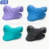 Suministro de fábrica dispositivo para vértebras cervicales tractor de columna cervical hombro cuello reposacabezas masaje cuello almohada de masaje por presión de dedos con gravedad PU