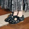 [Nuevo Producto Coreano] Zapatos Peludos con Lazo de Pedrería Estilo Dulce para Mujer, Nuevos Zapatos Casuales de Invierno Tipo Mary Jane Bajos