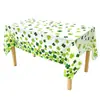 Mantel del Día de San Patricio Transfronterizo Diseño Decorativo para Fiesta Tres Tréboles de Cuatro Hojas Mantel Desechable Decorativo Irlandés