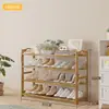 Zapatero de Bambú, Simple Gabinete de Zapatos Multicapa, a Prueba de Polvo, Almacenamiento Económico para Entrada del Hogar, Dormitorio y Pasillo
