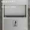 Caja de Toallas de Mano Tres en Uno de Acero Inoxidable, Portarrollos de Papel Higiénico para Baño, Secador de Manos Empotrado con Cubo de Basura, Máquina Todo en Uno
