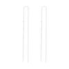 Pendientes largos de estrella de cuatro puntas para mujer, diseño de personalidad simple, elegantes y finos, accesorios de estilo coreano.