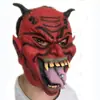 Chapéu de Natação Quente Transfronteiriço Máscara Cobertura de Cabeça com Chifre Fuga da Câmara Casa Assombrada Horror Zumbi Assustador Fantasia de Halloween