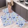Tapete de cocina fresco de estilo americano, manta de noche, alfombra larga, tapete para puerta de entrada, tapete de corte completo, exportación transfronteriza
