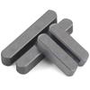 Pino de chave plana de aço de alta resistência 45# GB1096/pino quadrado/pino de chave arredondado tipo A pino de eixo M3M4M5M6M8M10M25