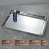 Forma Quadrada Retangular de Aço Inoxidável Extra Grande 100*65 Bandeja para Arroz Cozido no Vapor Bandeja para Churrasco Bandeja para Peixe Assado Bandeja para Uso Comercial em Banquetes