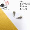 Xizang plata diy accesorios de joyería placa vintage colgante pequeño cristal colgante hecho a mano accesorios adornos de Yiwu al por mayor