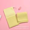 Bolsa de franela con solapa directa de fábrica joyería joyería bolsa de regalo aretes microfibra bolsillo con cordón color sobre