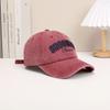 Gorra de Béisbol Negra Desgastada de Mezclilla Lavada para Mujer con Parte Superior Suave Pequeña que Muestra la Cara Transpirable Retro Gris Pato Americano para Hombre